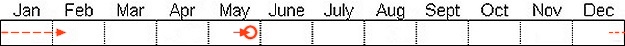 Seasonal status from Fraser Valley Birding records