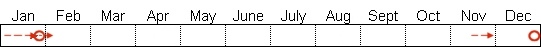 Seasonal status from Fraser Valley Birding records